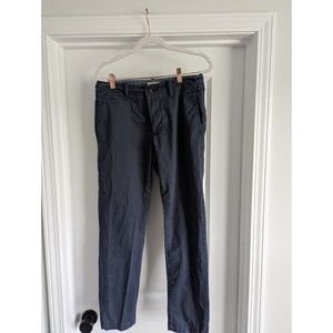 Mutual Weave The Officer Slim Chino Pants, Men's Size 30x30 Fadded Blue